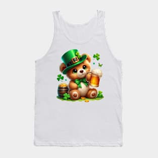 St Patricks Day Teddy Bear Tank Top